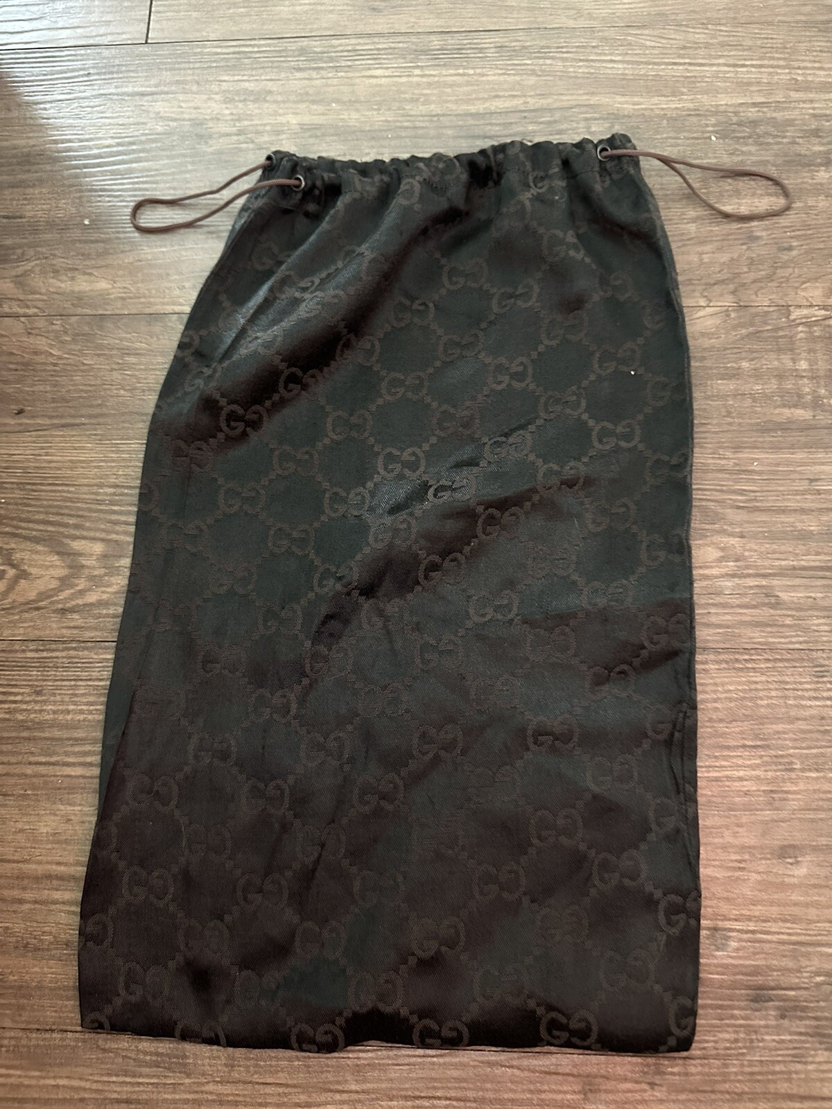 Authentic Gucci Satin Dust Bag Storage Bag 15/9.5”