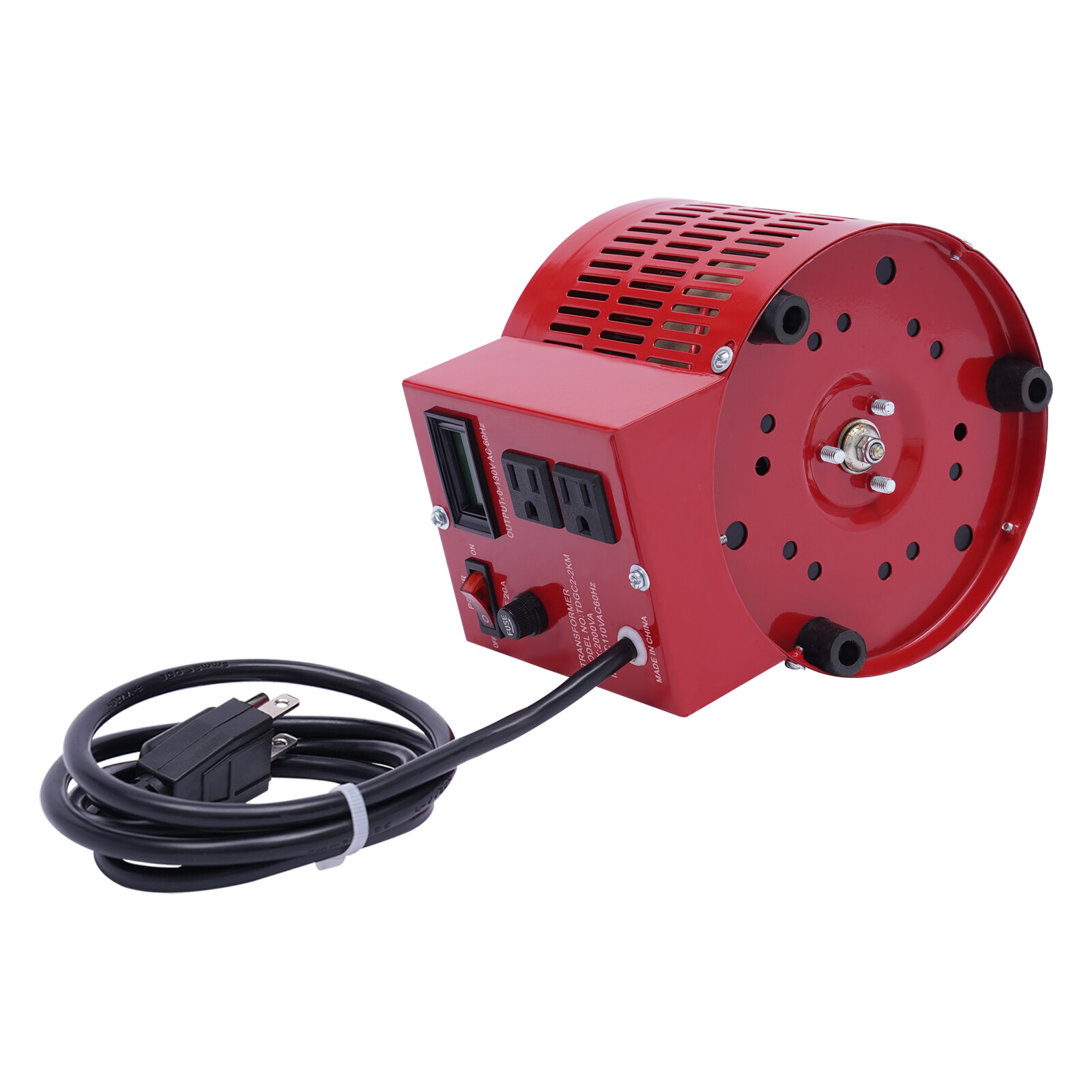 Variable Transformer Adjustable Output Variable Ac Voltage Regulator W/ US Plug