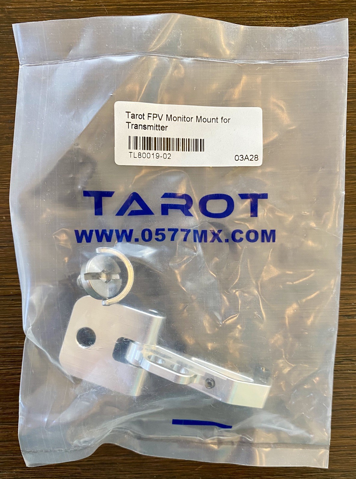 Tarot Transmitter FPV Monitor Mounting Bracket TL80019-02 (Silver)