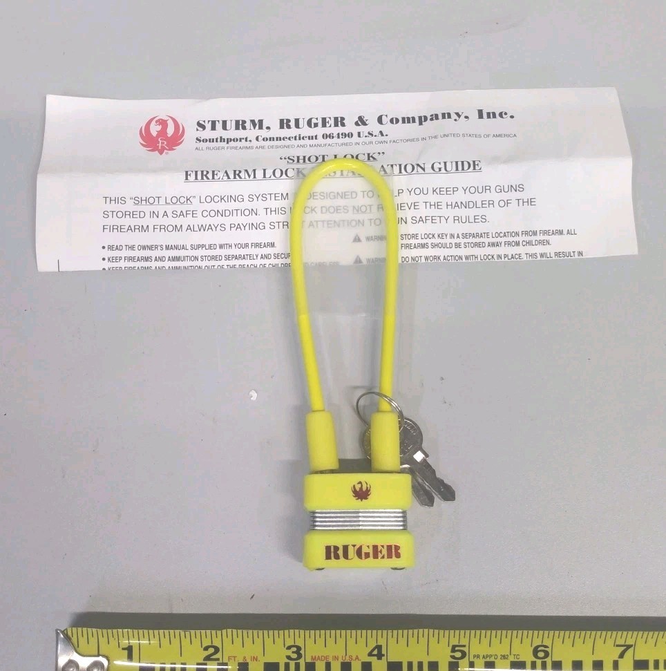 Sturm, Ruger "Shot Lock" Firearm Lock & Keys
