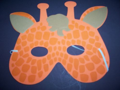 NEW Animal Giraffe foam mask - Halloween costume