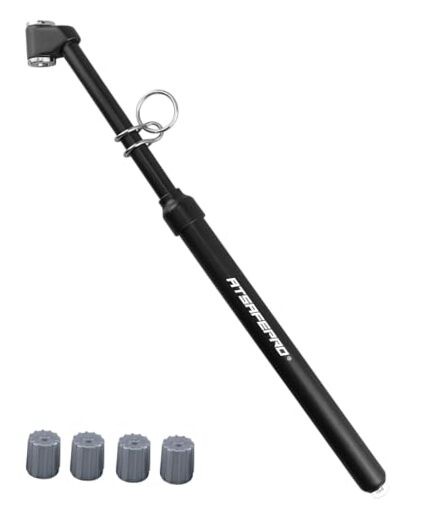 Dual Head Tire Pressure Gauge -0-50PSI, Heavy Duty Stainless Steel, Accurate 1