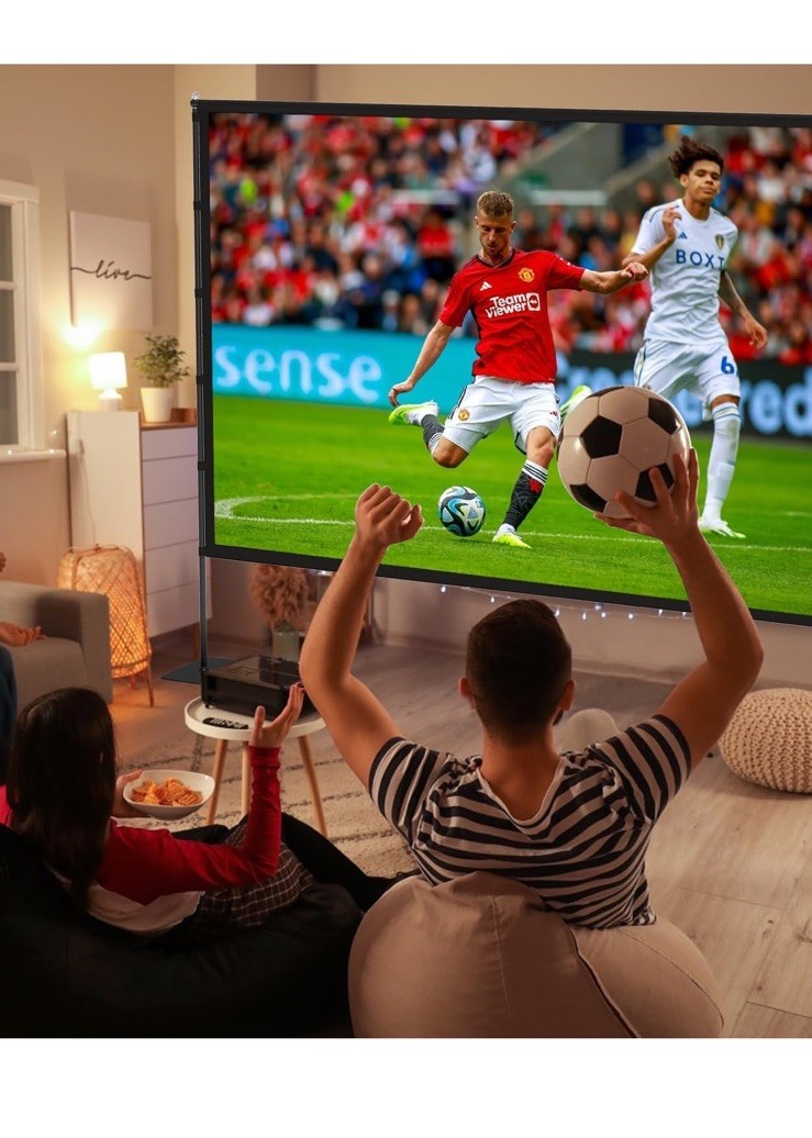 Outdoor-Projector-Screen-with-Stand - 120 inch Portable Projector Screen
