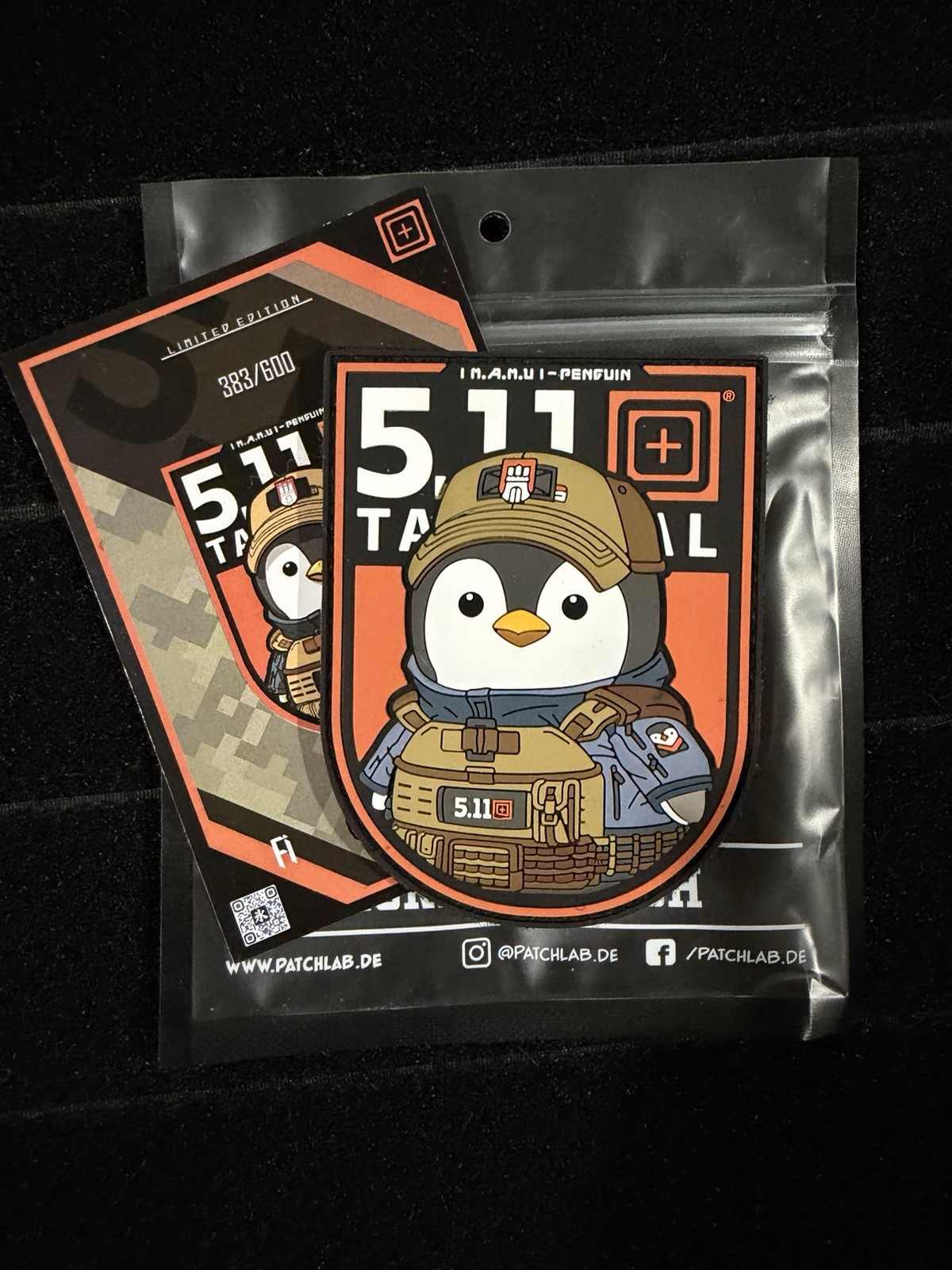 5.11 Tactical M.A.M.U Penguin RARE Patch / LIMITED EDITION ONLY 600 Ever made
