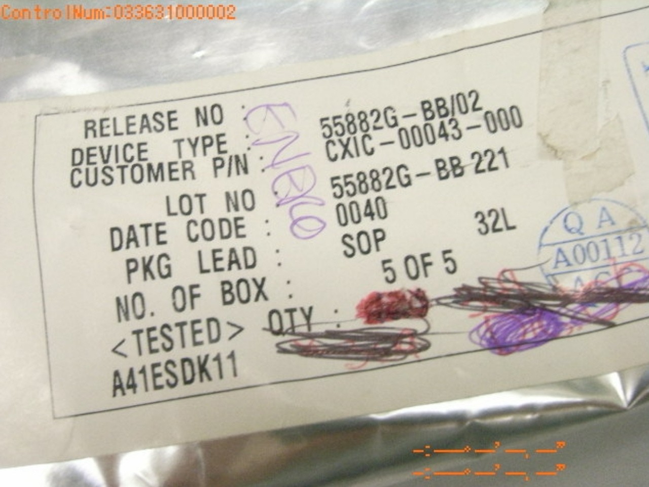 AT90SC3232C ATMEL 8-BIT, FLASH, 6 MHZ, RISC MICROCONTROLLER ( 5 QTY