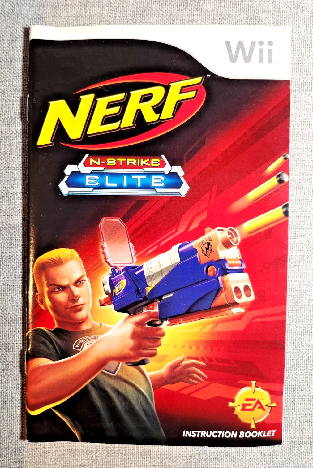 Nerf N-Strike Elite Instruction Manual Only - Nintendo Wii