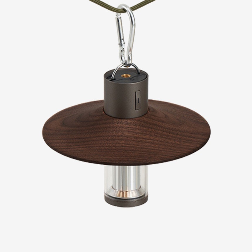 LUMENA Wood Shade for M3/ M4 Lantern – Walnut Wooden Lampshade for Mood Lighting