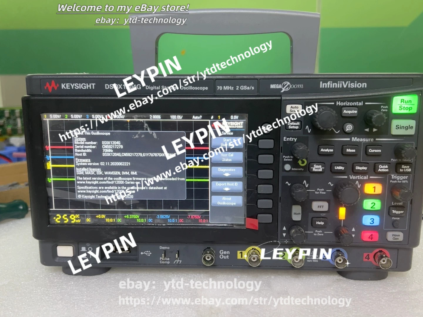Keysight DSOX1204G Channel oscilloscope#ytd