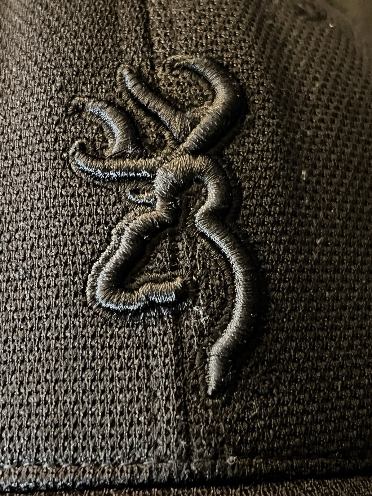 Browning Flexfit L/XL Hunting Hat Cap Black W/ Logo