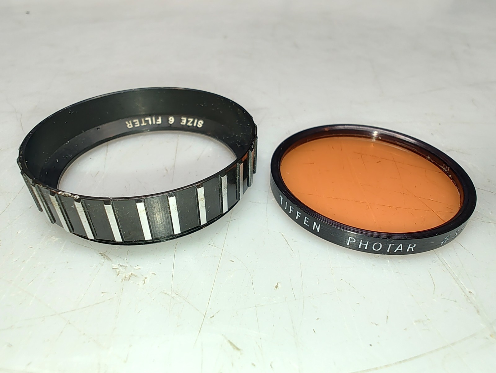 TIFFEN PHOTAR 85 #85 SERIES 6 CAMERA LENS FILTER WITH RETAINING RING
