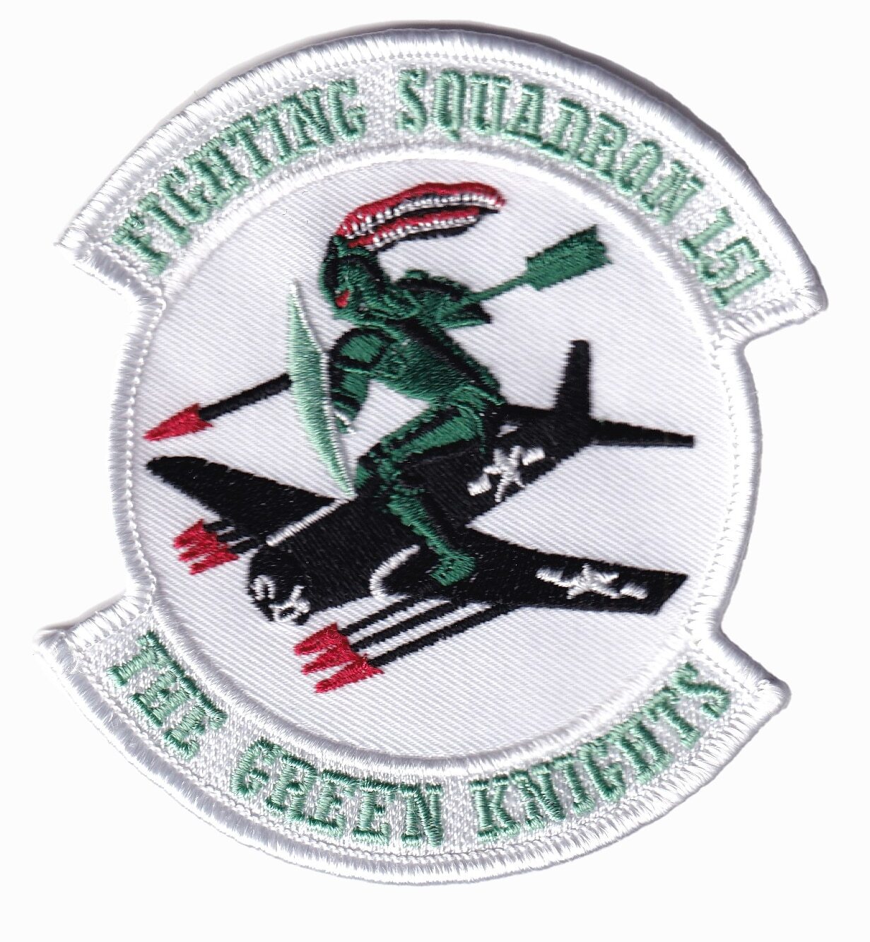 VF-151 Green Knights Patch – Sew On, 4"