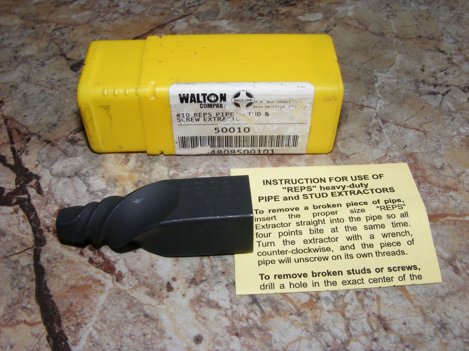 Walton #10 REOS Pipe Stud and Screw Extractor 50010 (Txmx)