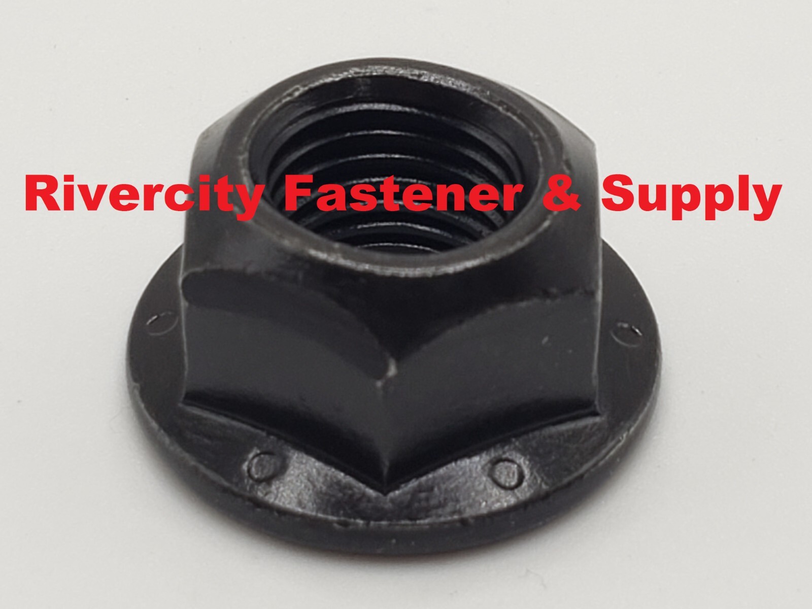 (5) 7/16-20 All Metal Fine Thread Flange Lock Nuts 7/16x20 LockNuts Grade 8