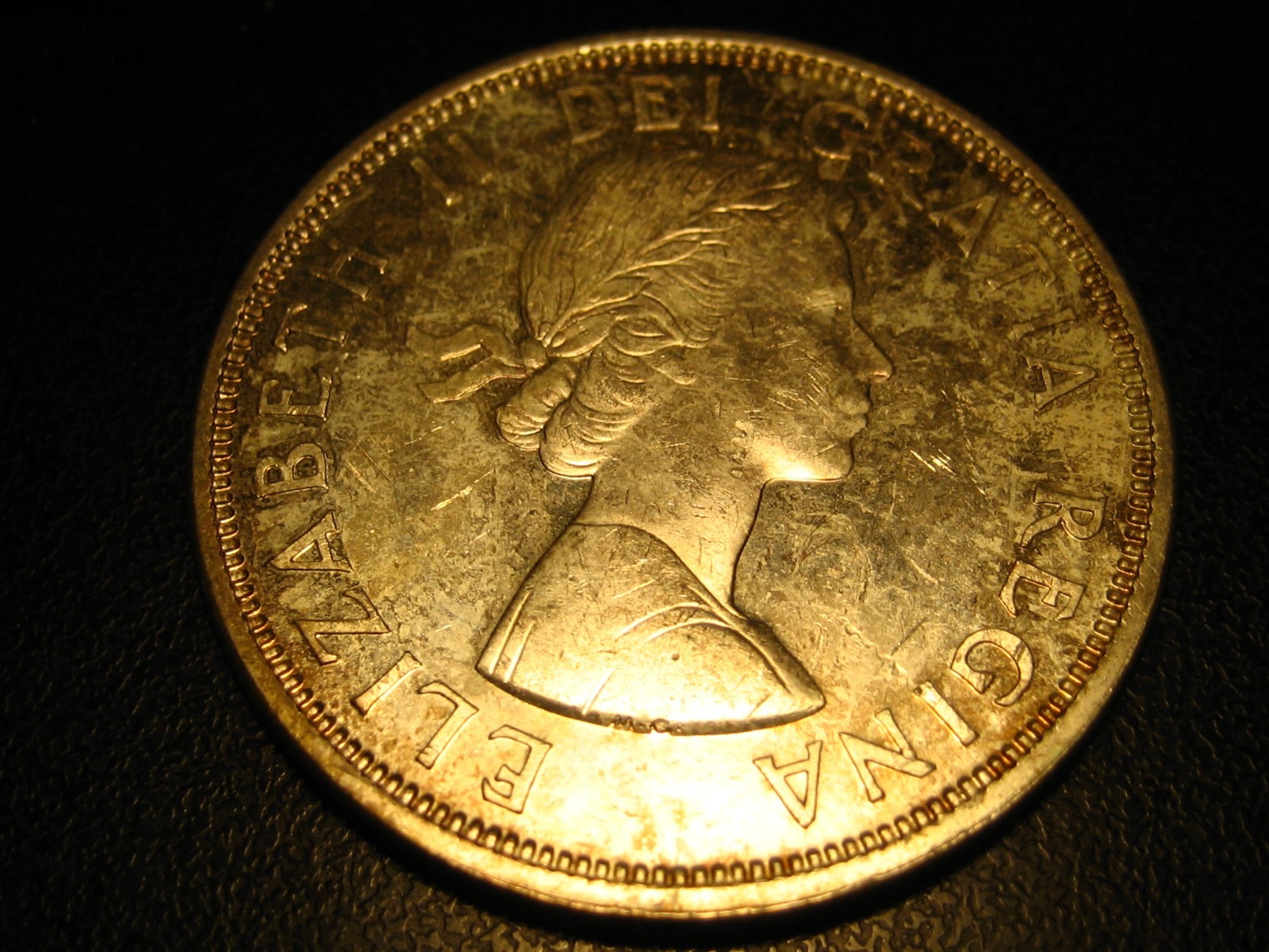 1964 80% Silver Canadian Dollar Uncirculated Some Toning #2