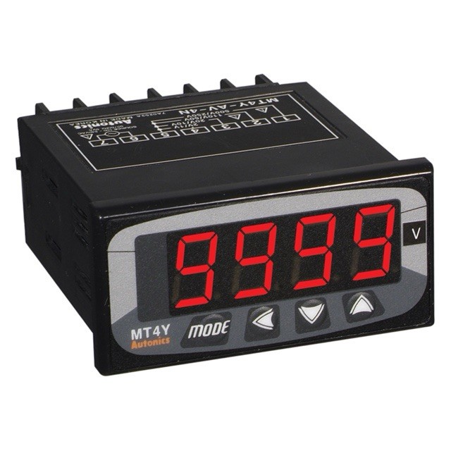 Autonics MT4Y-DV-4N Panel Meter Multi DC Voltage 100-240VAC 50/60Hz