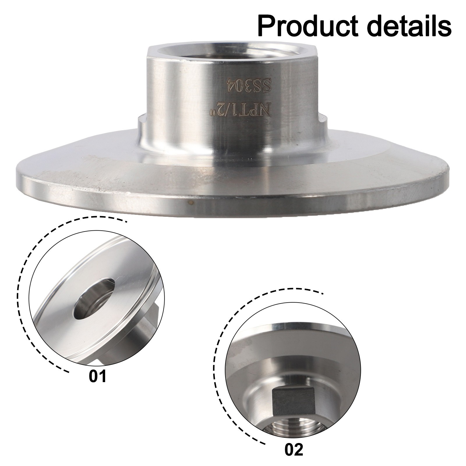 Efficient Pneumatic Tri Clamp Connector for Various Industries NPT Compatible