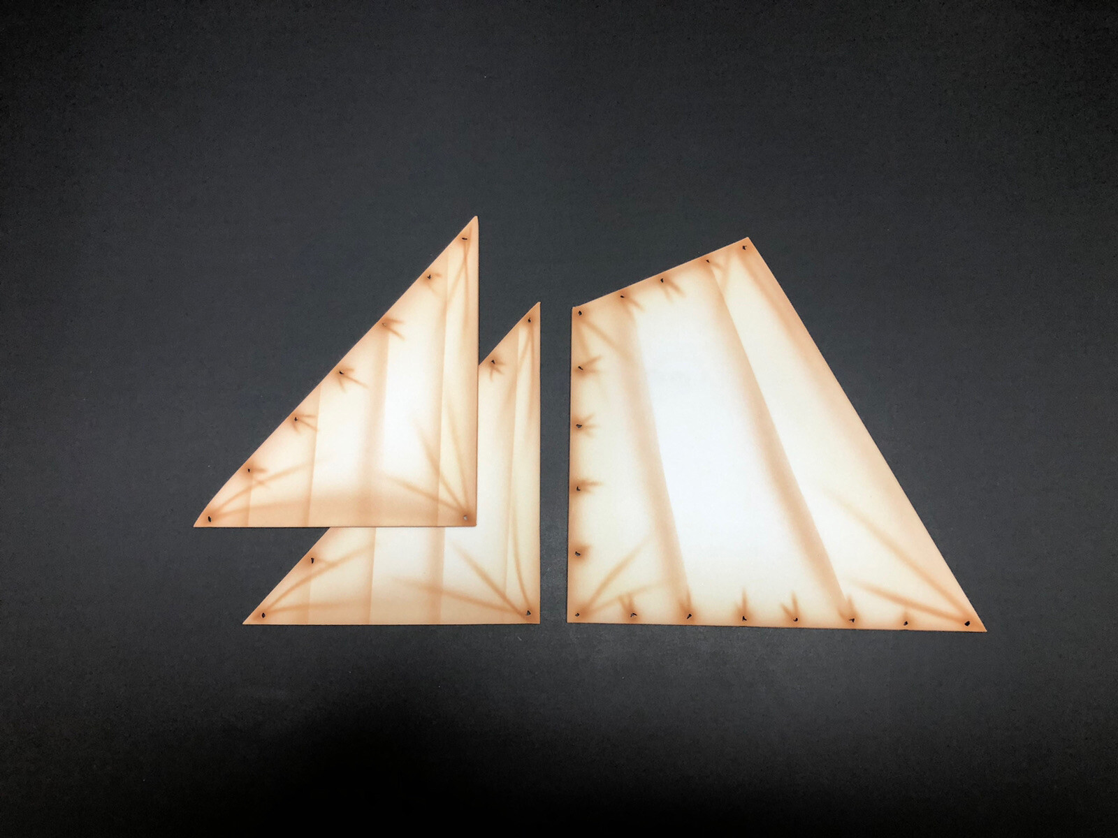 blood and plunder Resin sloop Painted Sails