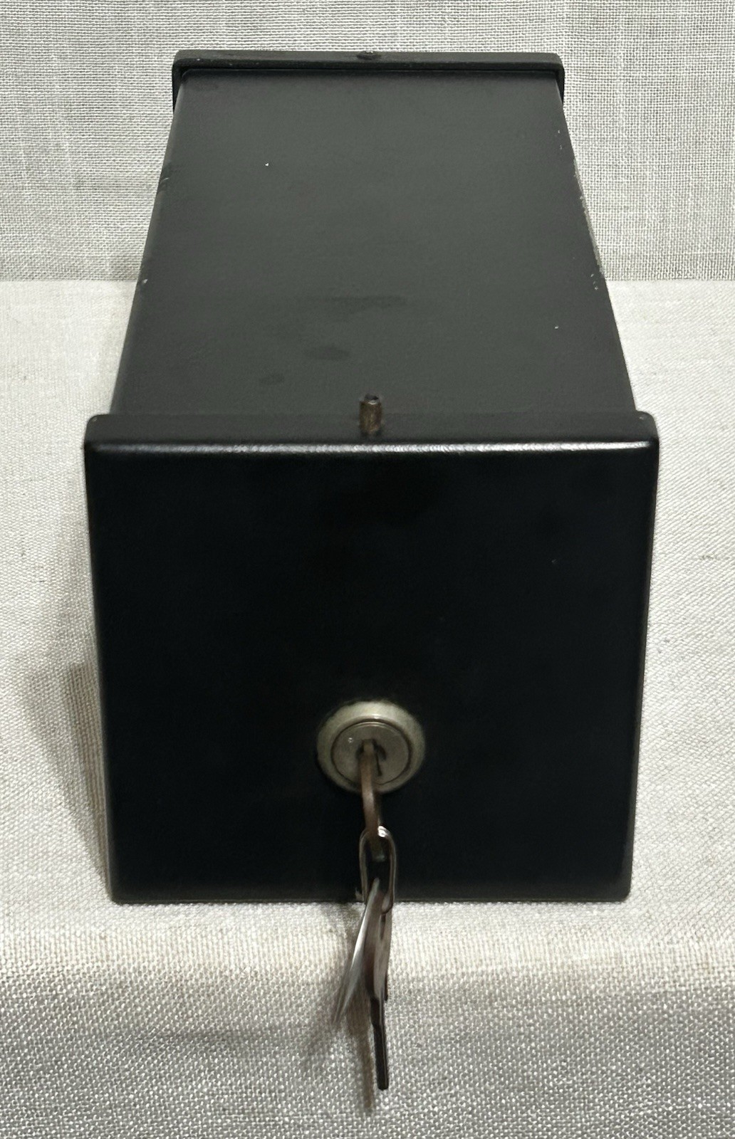 Custom Aluminum Black Motorcycle Lock Box 10x4.25x4.25” Heavy Duty Storage Case