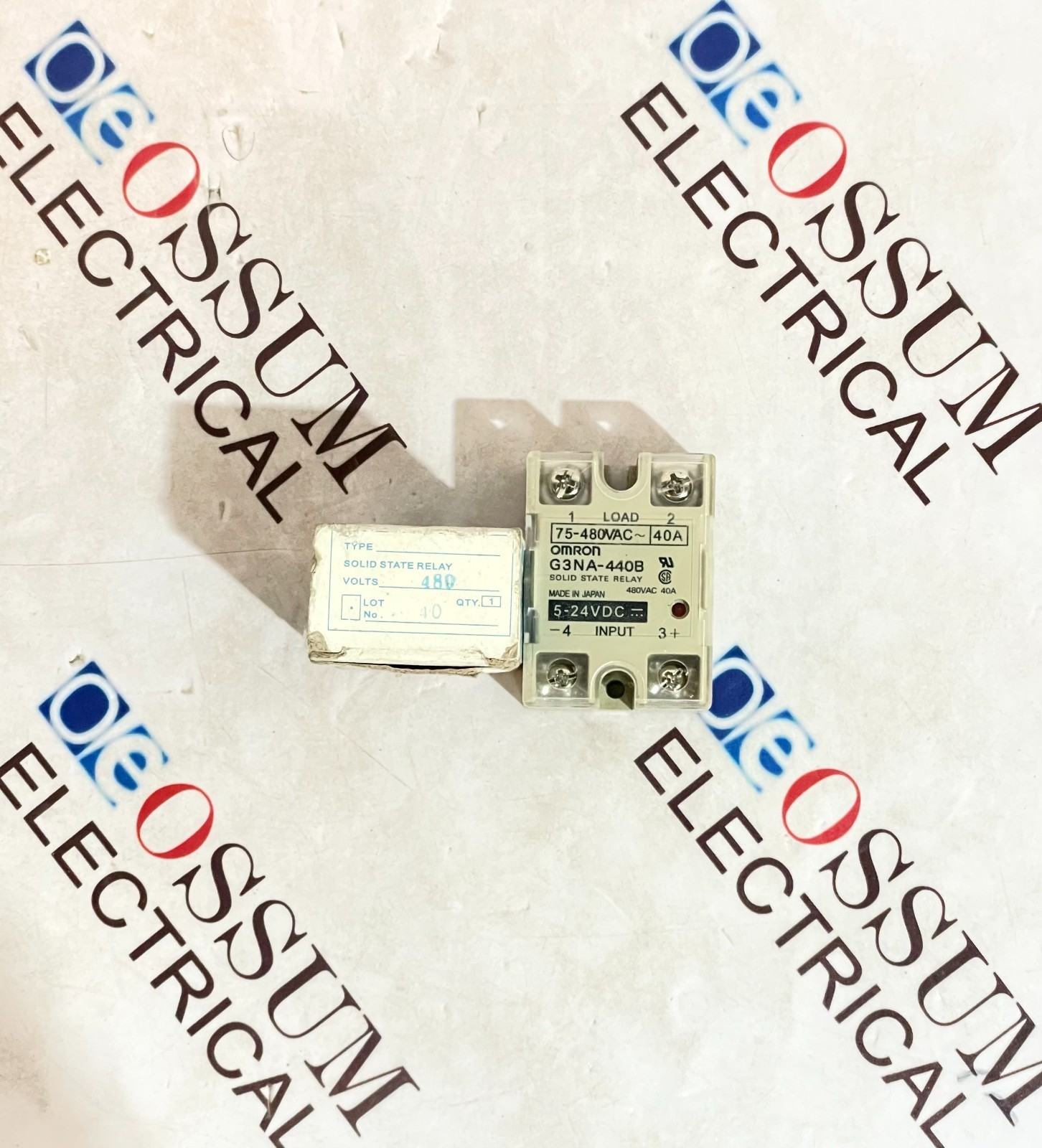 OMRON G3NA-440B SOLID STATE RELAY INPUT 5-24VDC LOAD 75-480VAC FREE FAST SHIP