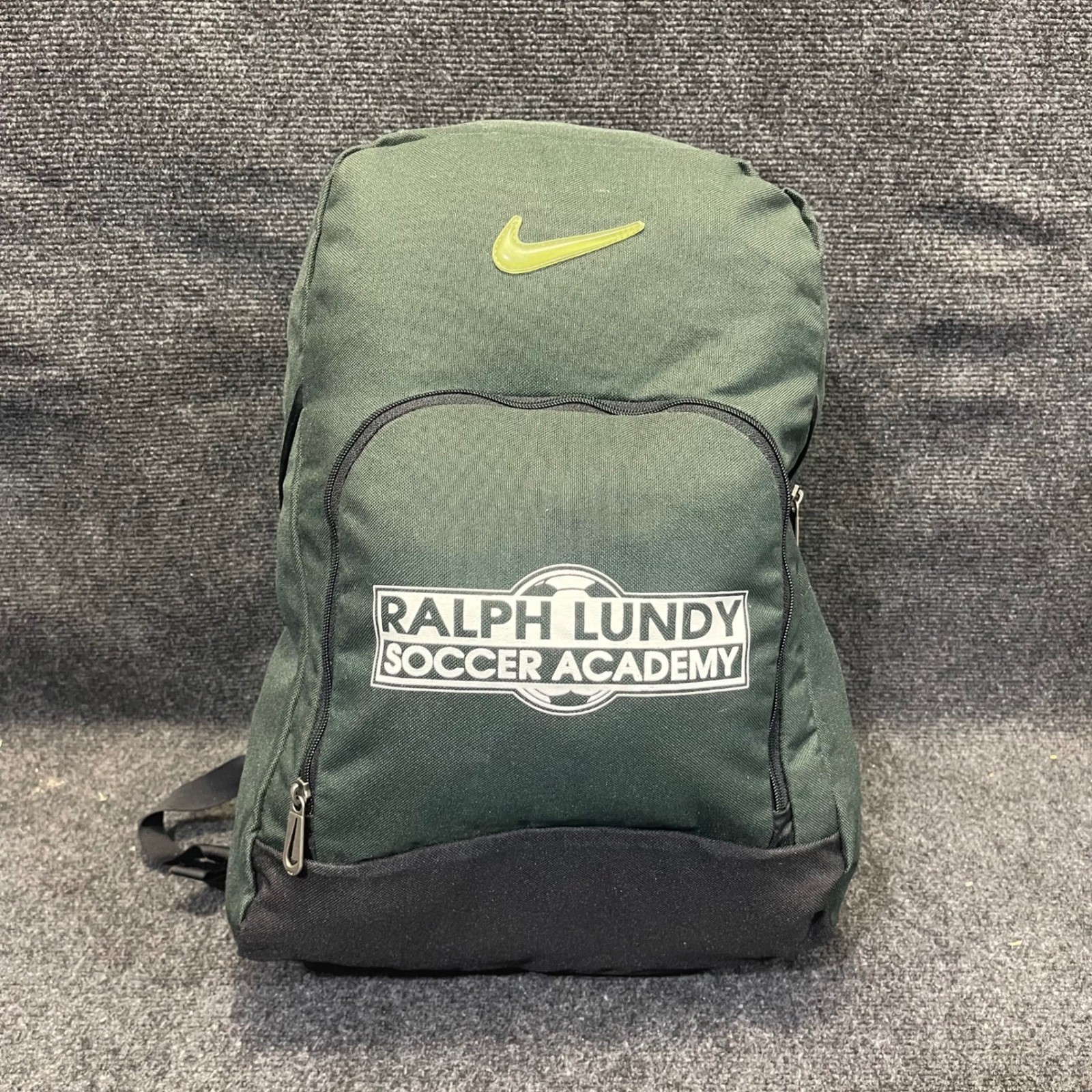 Nike S9-DJL Green Ralph Lundy Soccer Academy Backpack Vintage Equipment Bag