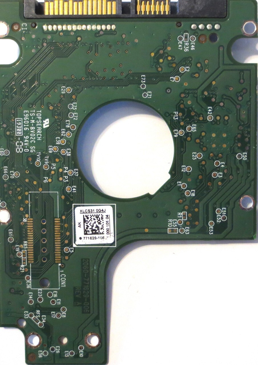 WD WD7500BPKX-75HPJT0 (771629-106 AK) 2060-771629-006 2.5" 750gb Sata PCB