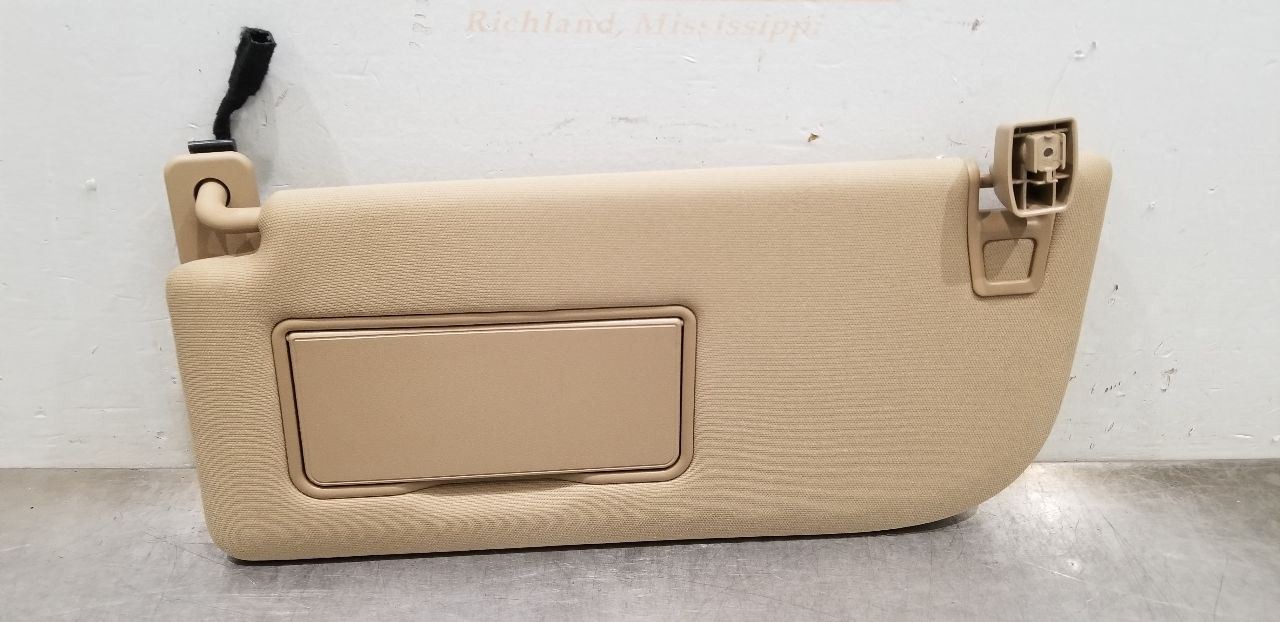 20 FORD F150 CREW CAB SUN VISOR ILLUMINATED GDO LEFT DRIVER TAN