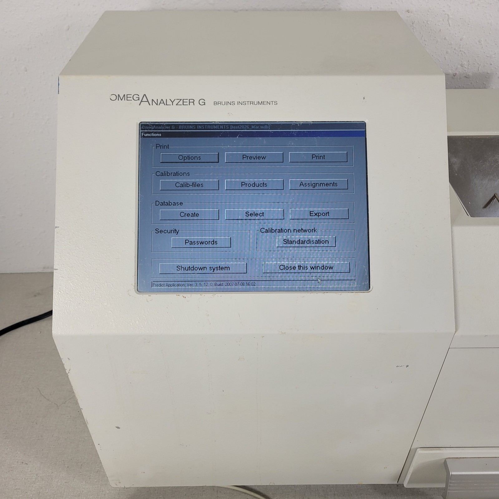 TESTED Bruins OmegAnalyzer G NIR Grain Analyzer Wheat Barley Corn Protein Moist