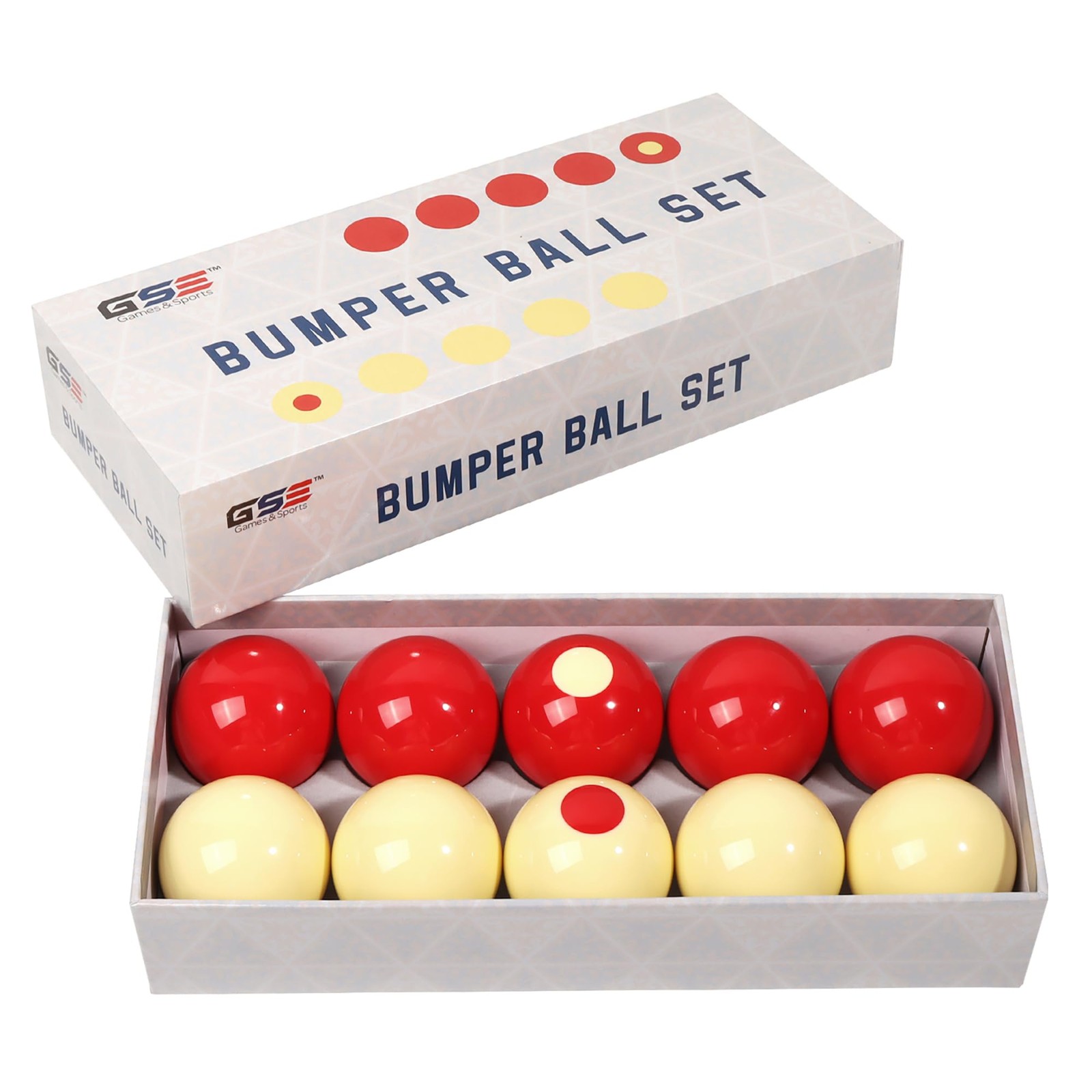 GSE Games & Sports Expert 2-1/8" Regulation Size Bumper Pool Balls