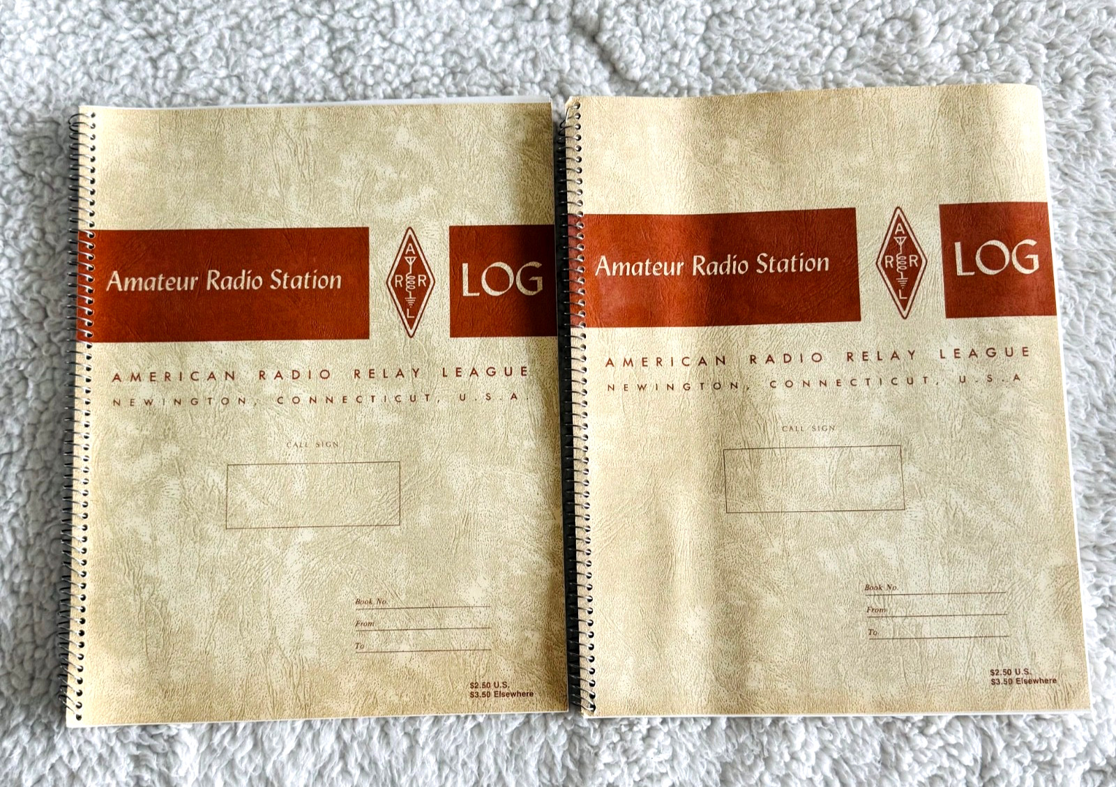 Vintage UNUSED 1988 ARRL Amateur / Ham Radio Logbook Amateur Radio Station Log
