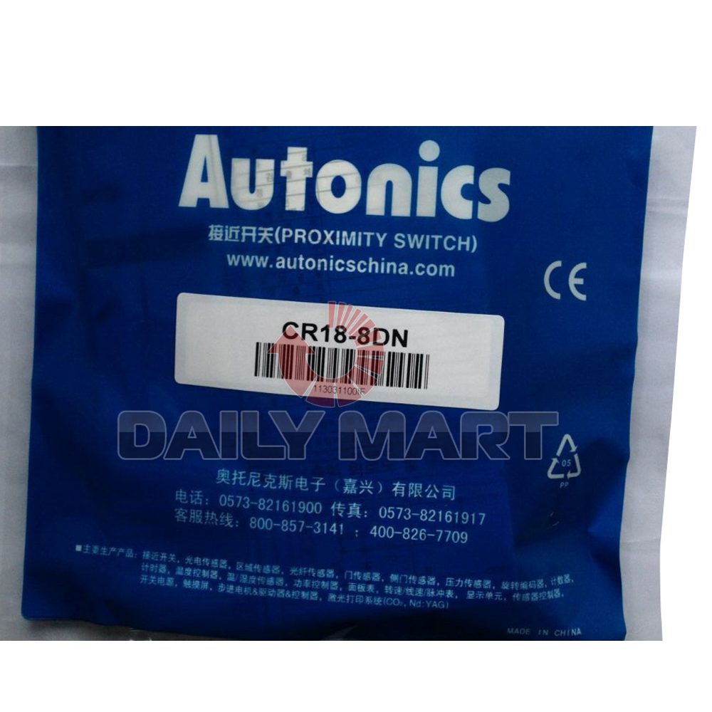 AUTONICS CR18-8DN Cylindrical Capacitive Photoelectric Proximity Sensor Switch