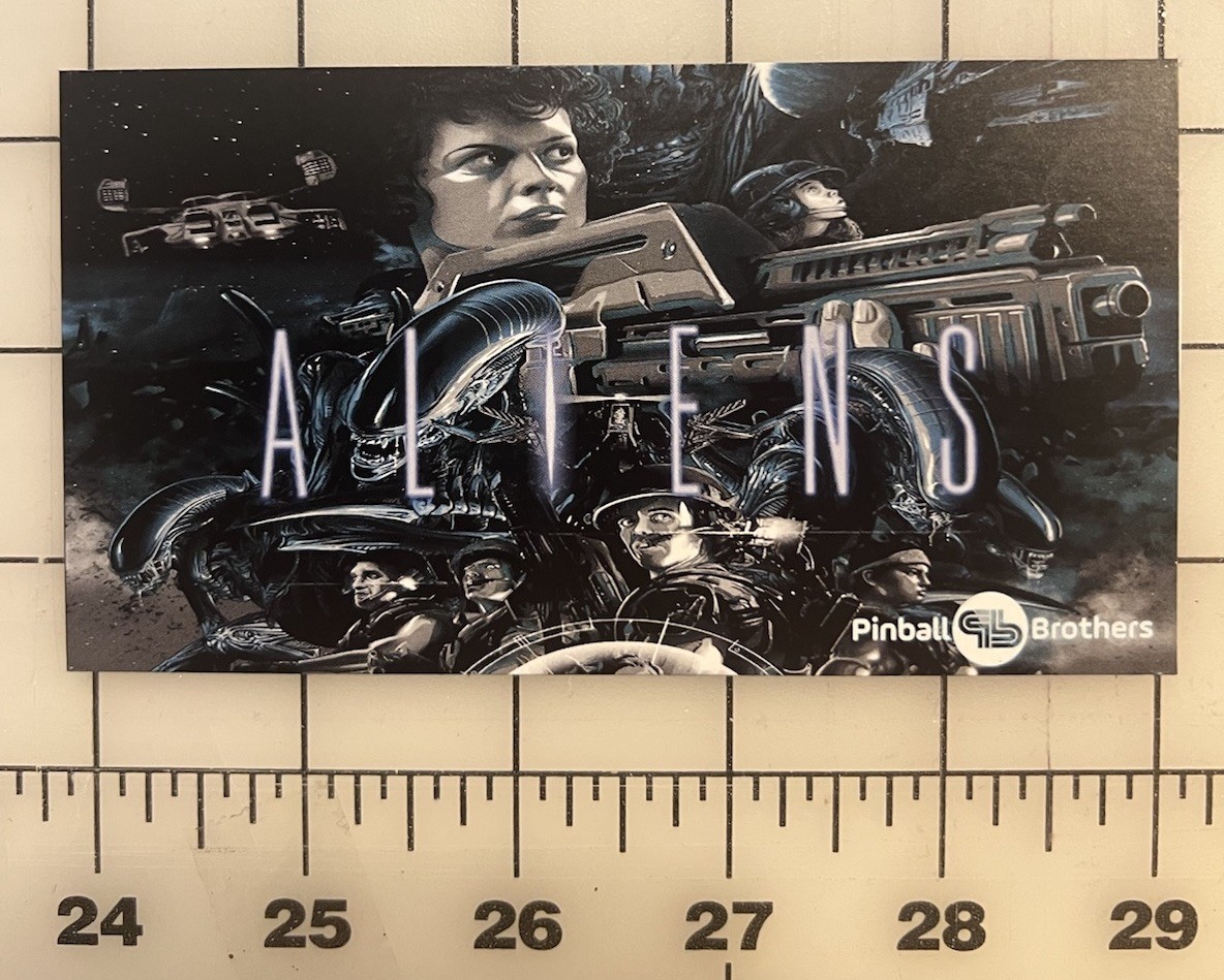 Alien Pinball Apron Cards (2 Per Set)