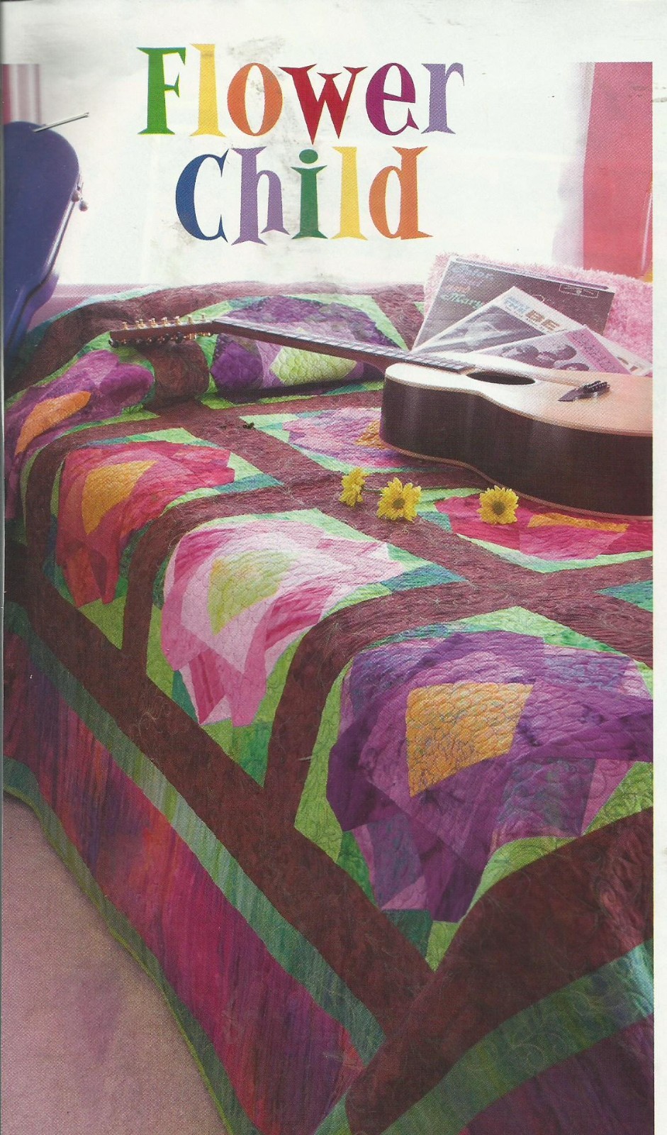 E0375  FLOWER CHILD QUILT PATTERN/INSTRUCTIONS