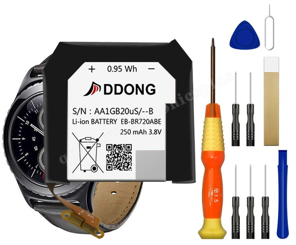 For Samsung Gear S2 Smart Watch SM-R720 Repair Battery EB-BR720ABE Tool