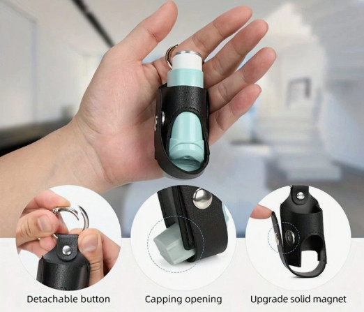 Asthma Inhaler Keychain Holder Casual Style Cough Bottle Protector Portable NEW