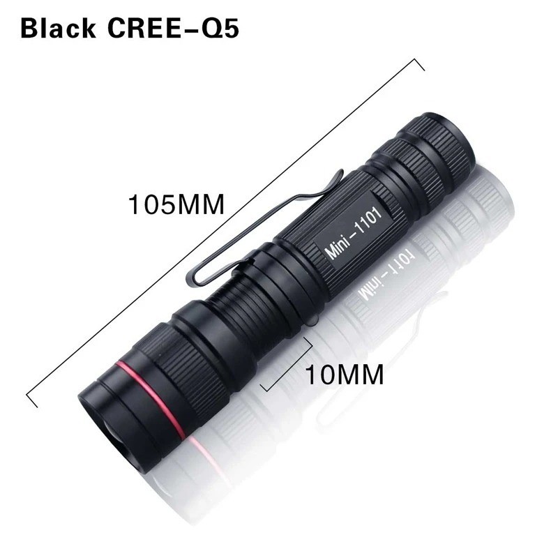 35000000 lumens Small LED Mini Flashlight Pocket Super Bright Torch Rechargeable