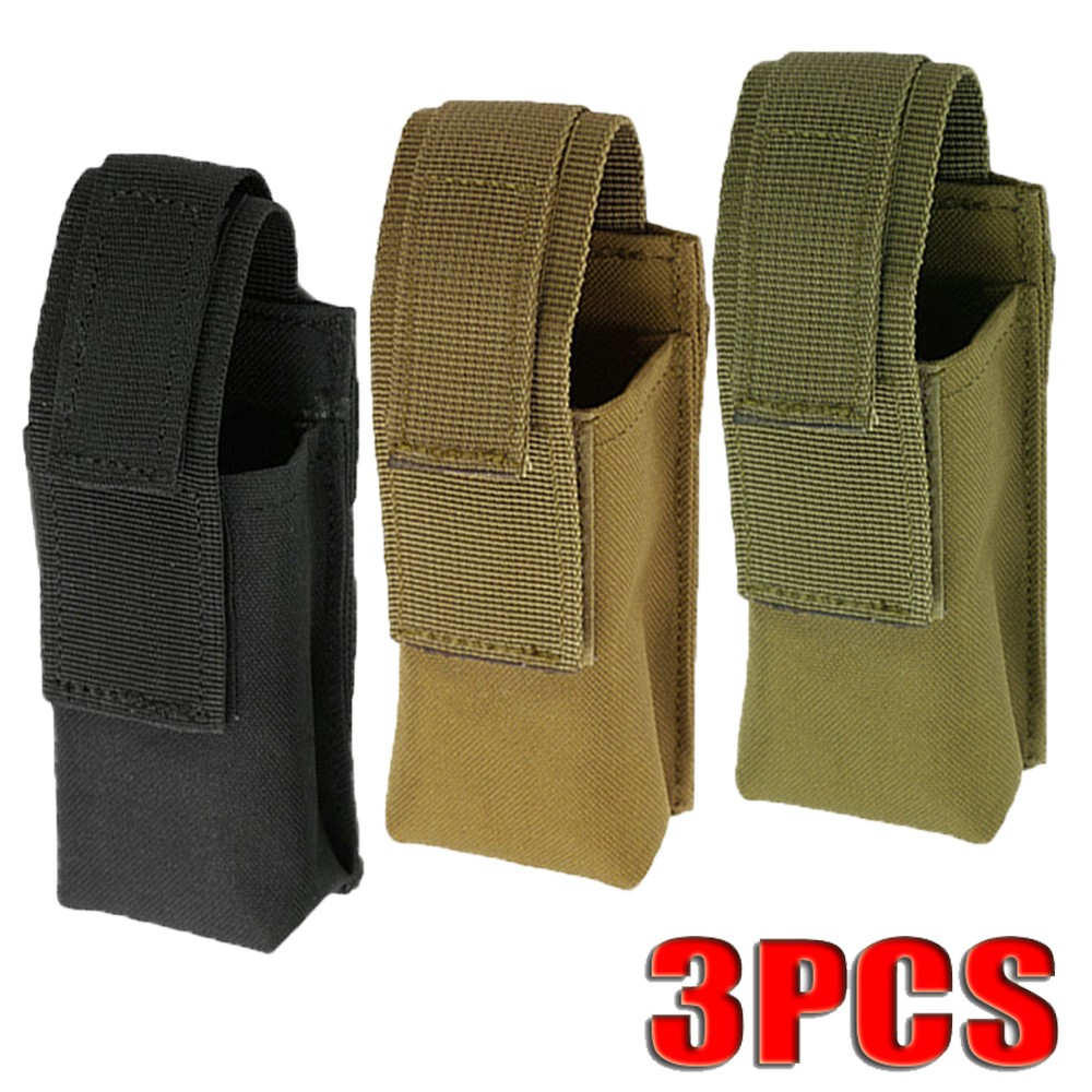 3x Tactical Tourniquet Medical Shears Pouch Molle EMT Folding Knife Scissors Bag