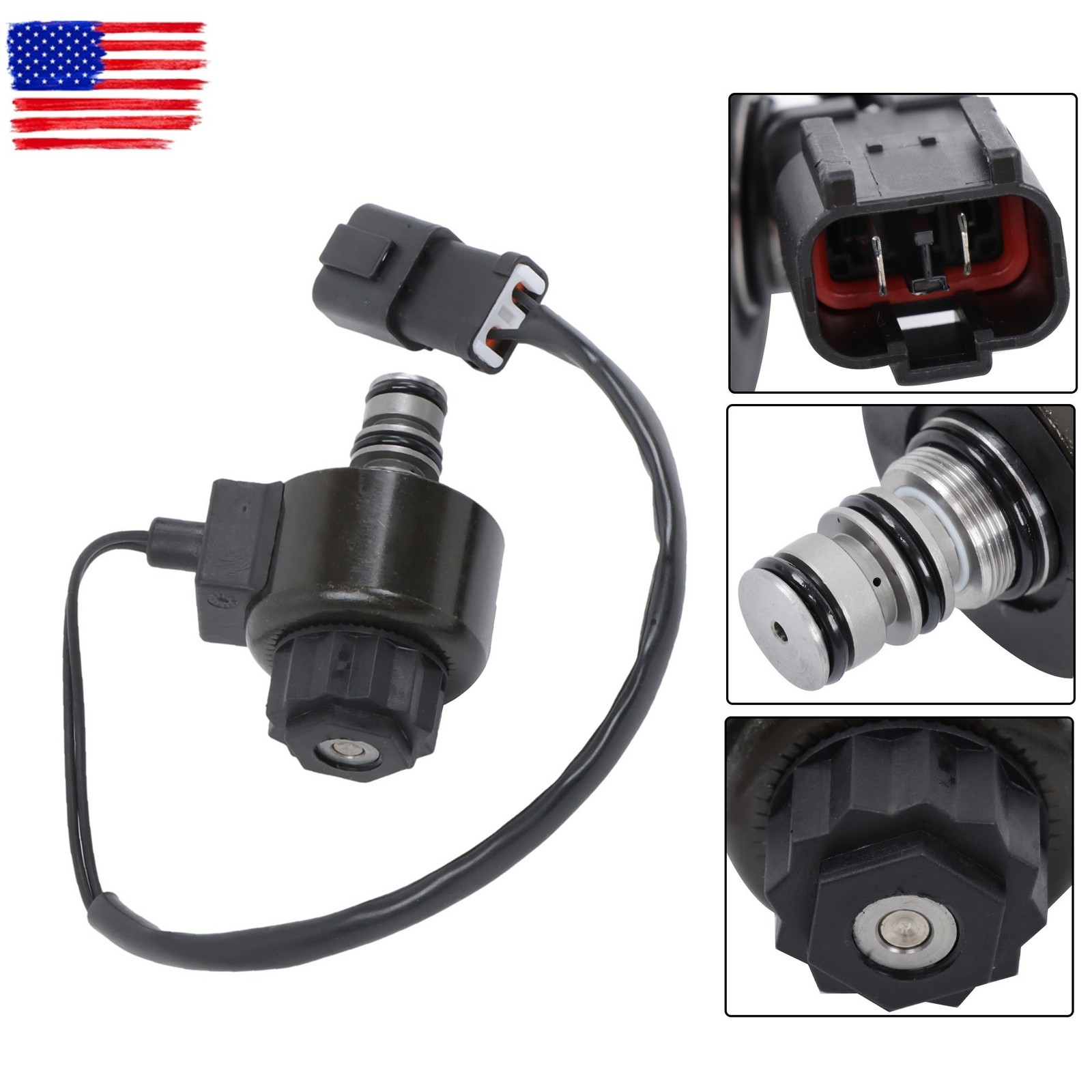 Solenoid Valve 203-60-56180 fit for Komatsu PC60-6, PC120-5, PC130-5, PC60-7