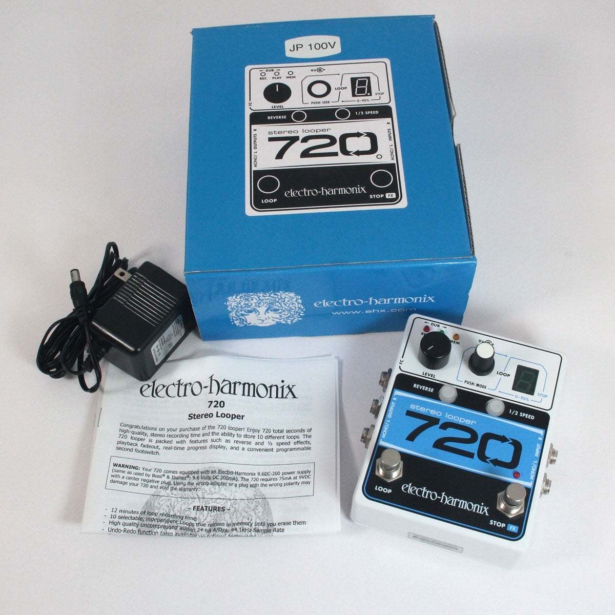 Electro-Harmonix 720 Stereo Looper Guitar Effect Pedal Used
