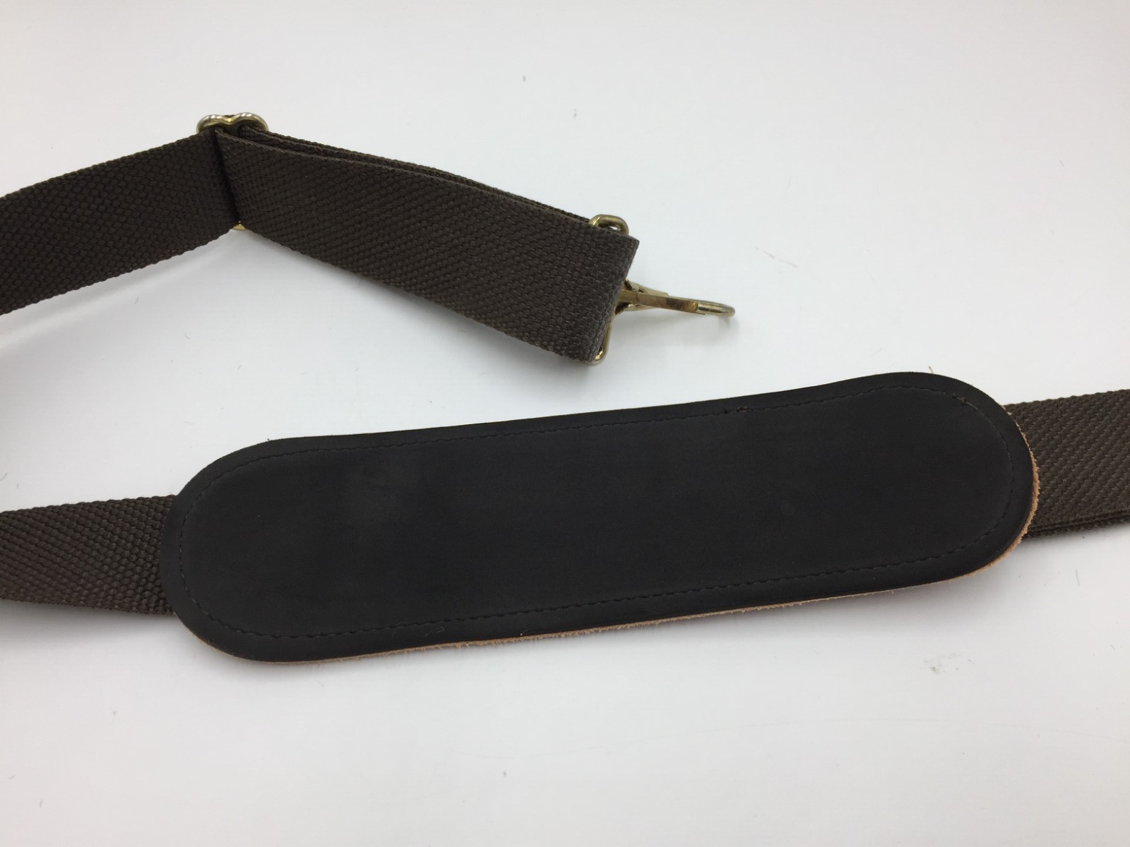 Gun Rifle Sling Strap,Nylon, W/ Leather Pad, Adjustable Strap