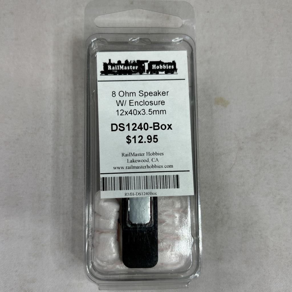 Railmaster Hobbies DS1240-Box Speaker & Enclosure NEW! "AS IS