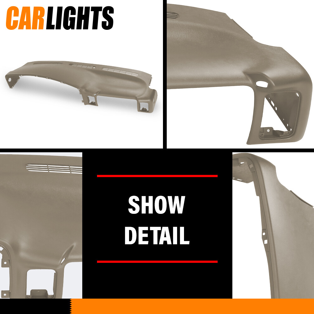 Snap-On Molded Dash Cap Board Light Tan Fits 99-06 Chevy Silverado