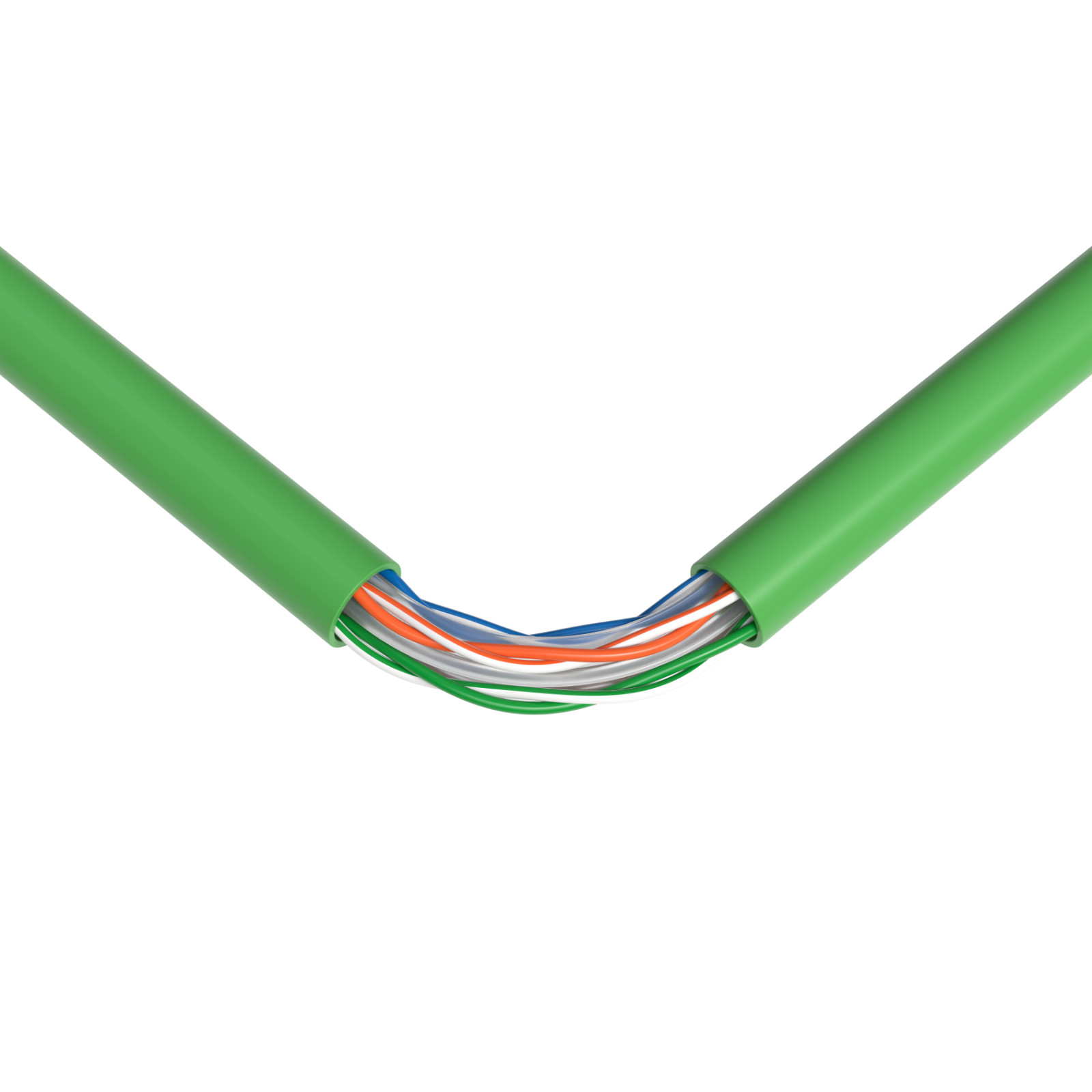 1000FT CAT6 UTP Ethernet Cable 23AWG 10 Gbps LAN Network Solid Bulk Wire Green