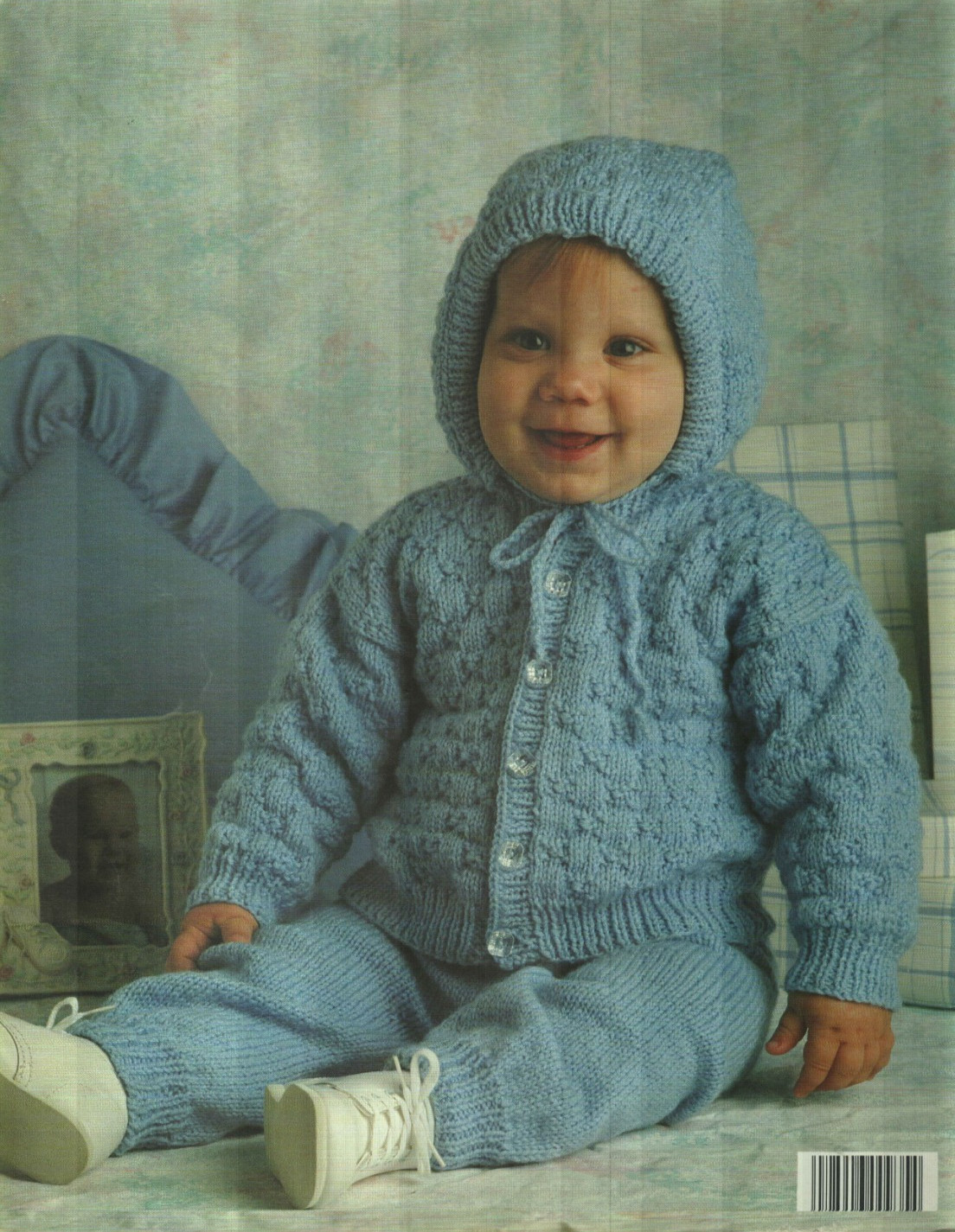 ADORABLE BABIES 3 SWEATERS & PANTS 7 DESIGNS 3 SIZES KNITTING PATTERN BOOK
