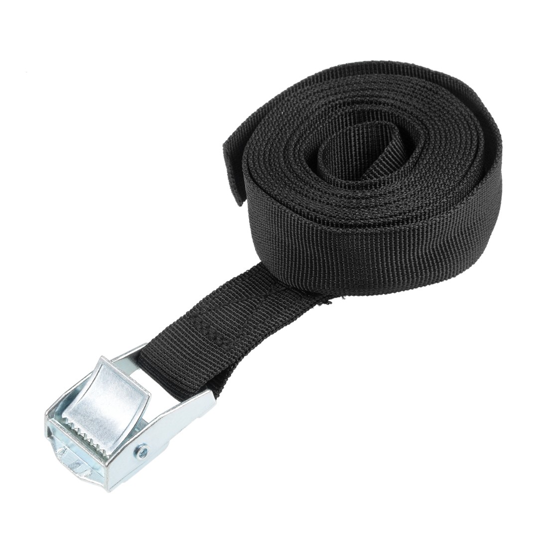 2.5M x 25mm Lashing Strap Cargo Tie Down with Cam Buckle Up to 80Kg, Black