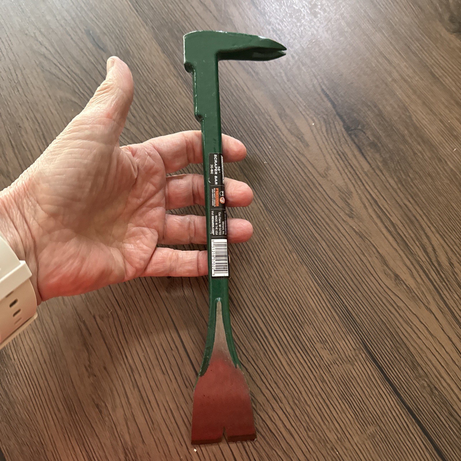Masterforce 10” Scraper Bar Bear Claw Pry  USA