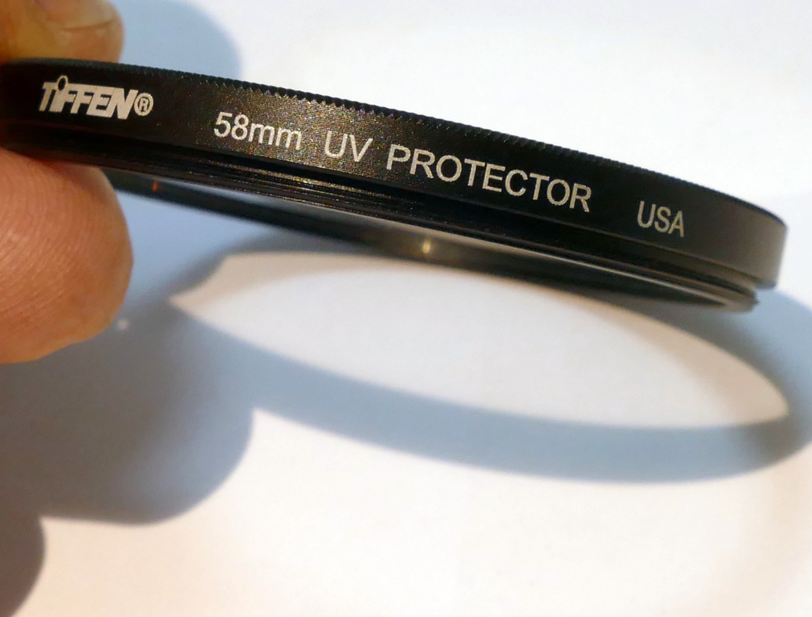 Tiffen 58mm UV protector Filter made in USA -  near mint condition