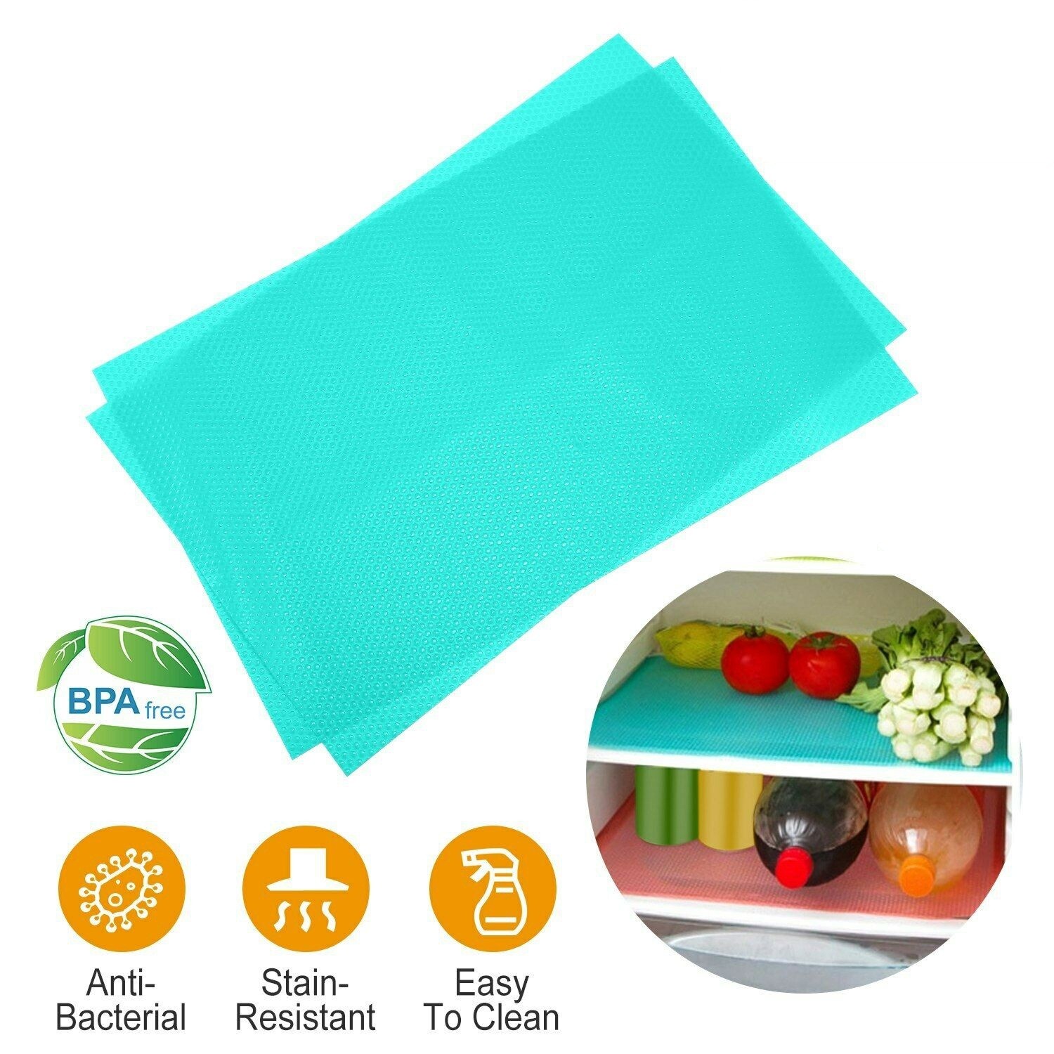 4pcs Refrigerator Mats