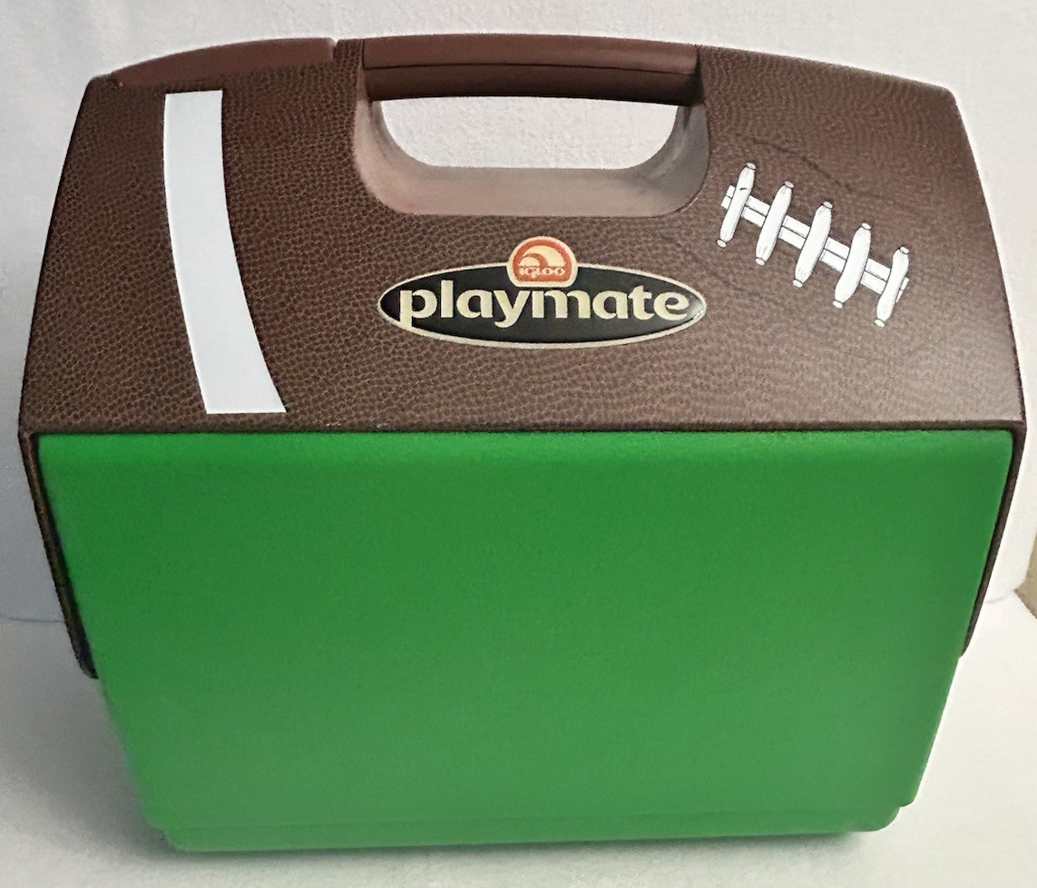 Vintage Rare IGLOO Playmate Football Cooler Ice Chest NFL Sports Tailgate Style