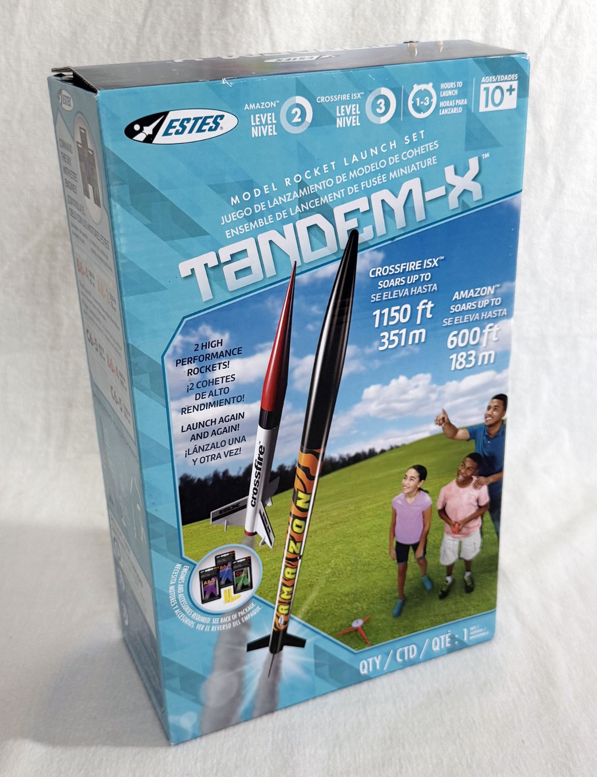 ESTES Tandem-X Model Rocket Launch Set #1469 - Amazon & Crossfire Rockets NEW