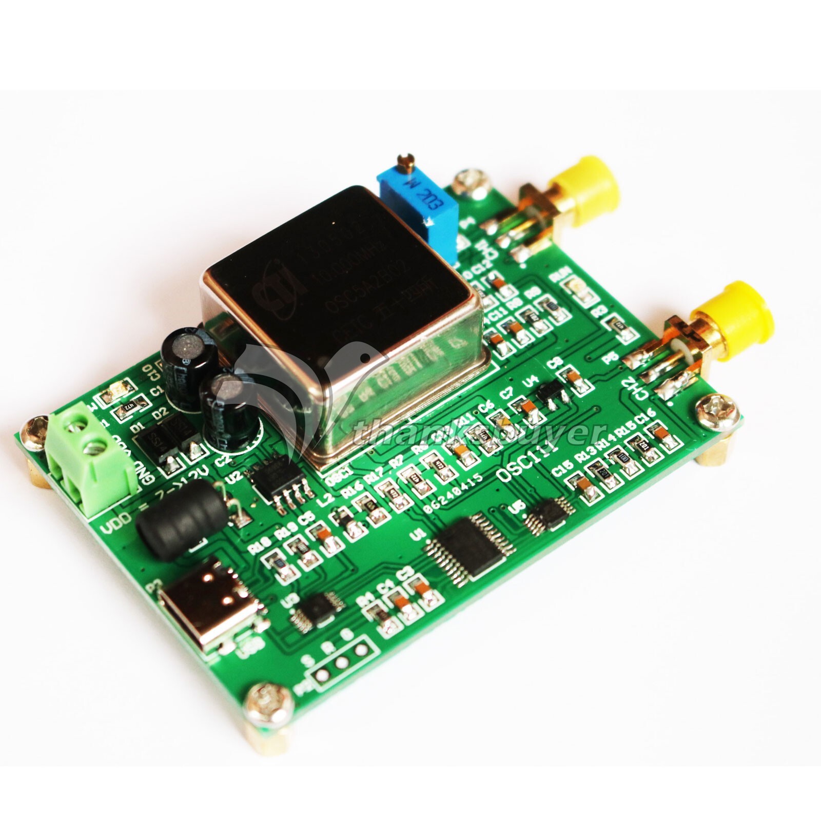 OCXO Module 0.004-220MHz Frequency Reference USB Adjustable Frequency Oven tp1
